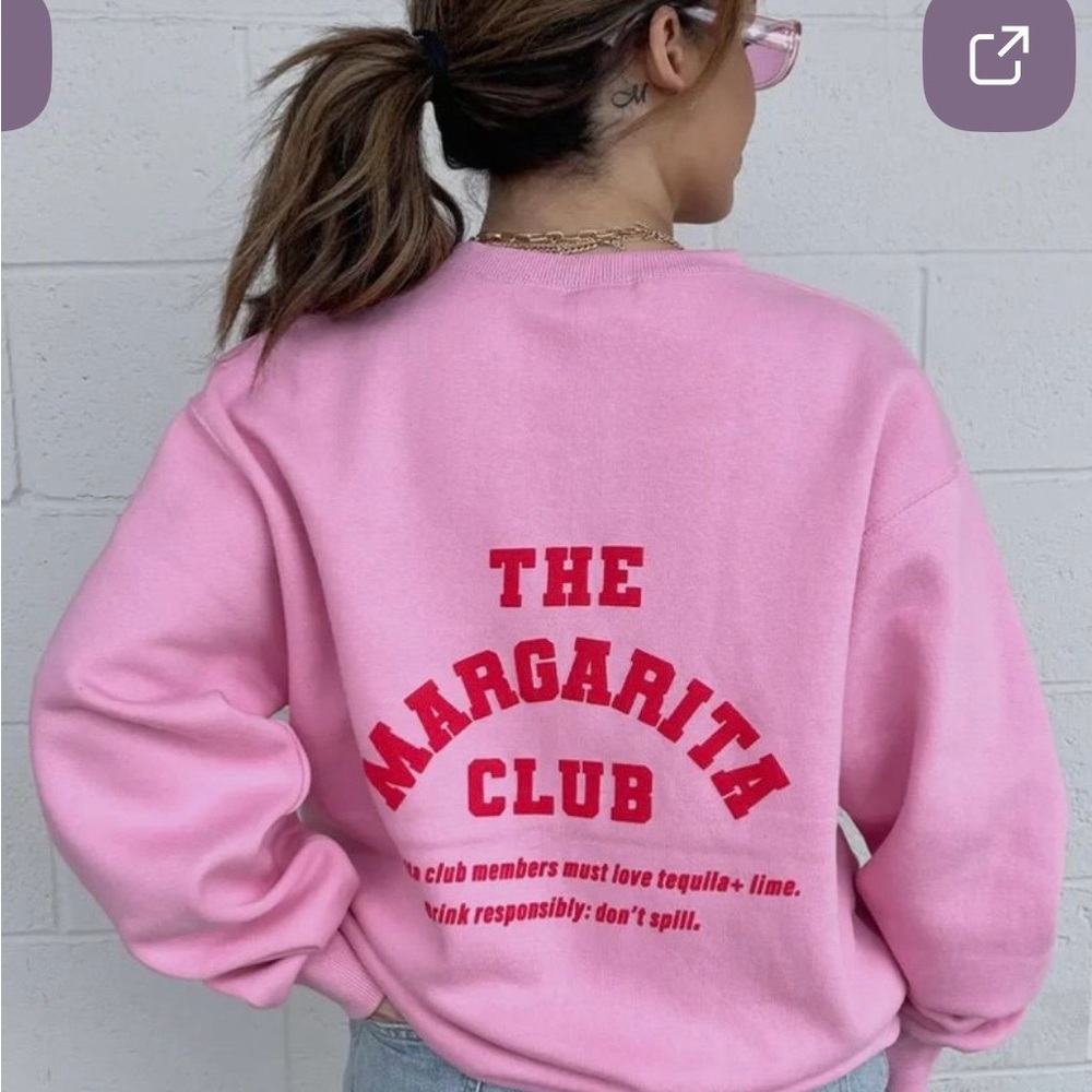 LULUSIMON STUDIO TOP SWEATER SZ MED! MARGARITA CLUB MEMBER OBSESSED!